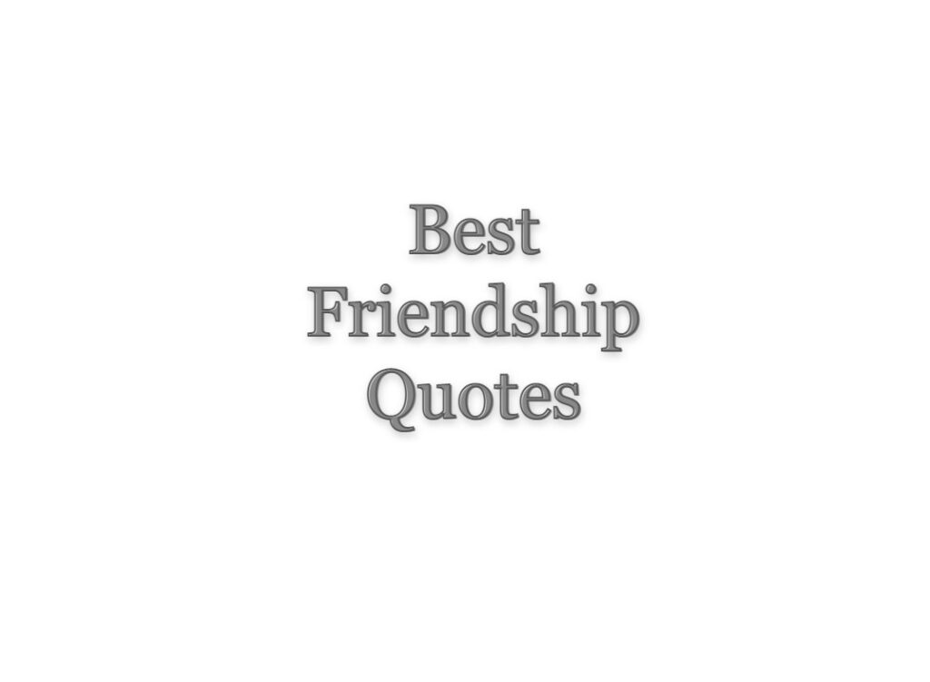 Friendship Quotes